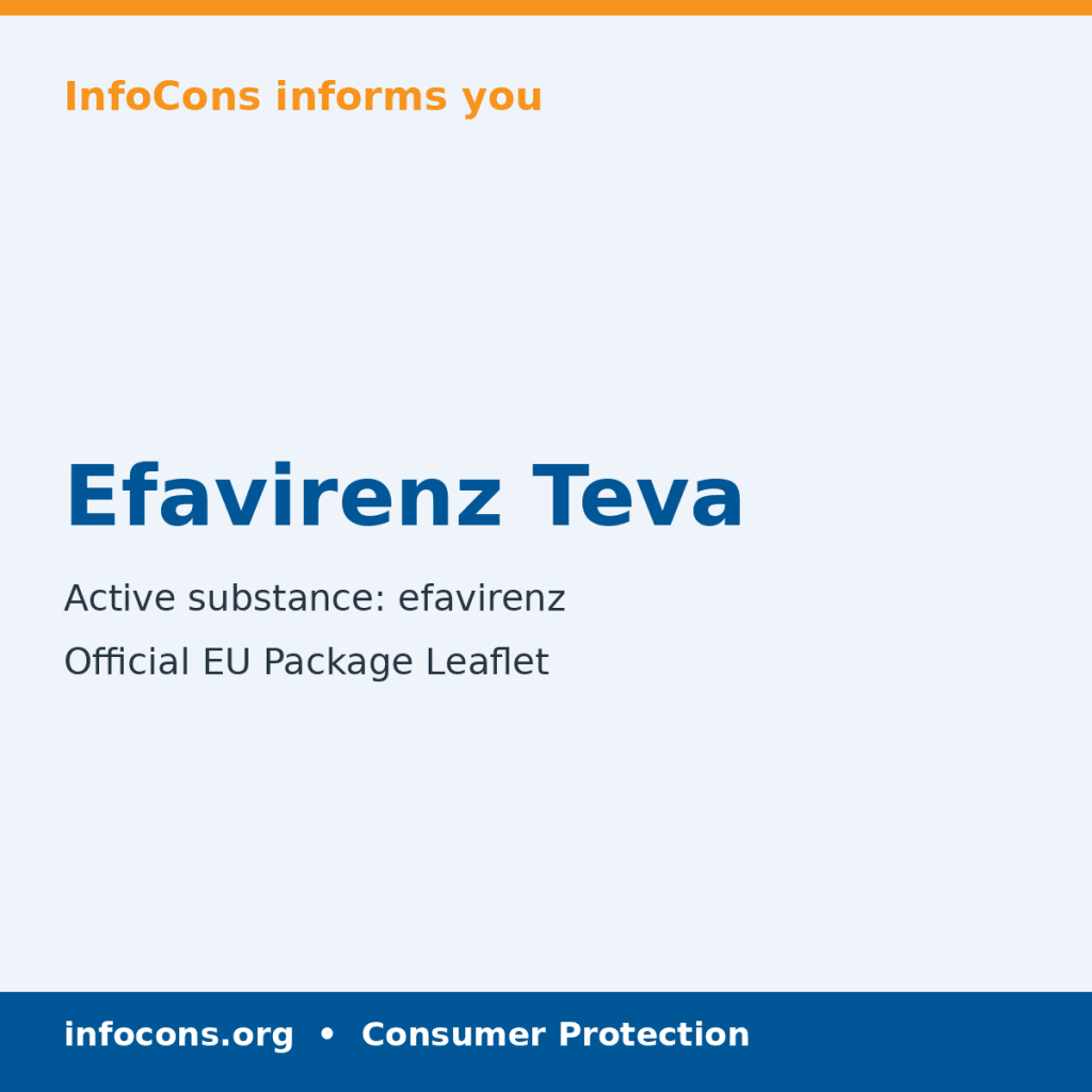 Efavirenz Teva - Package Leaflet - InfoCons
