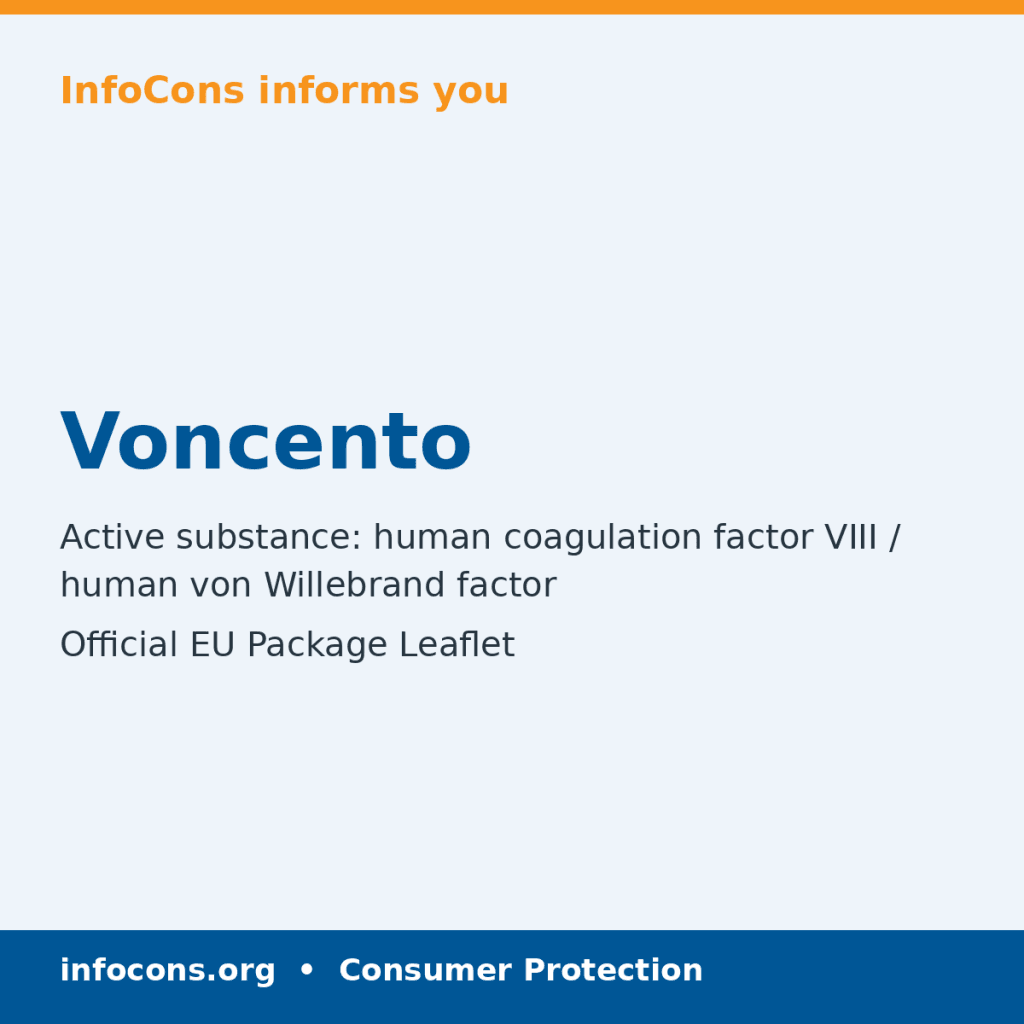 Voncento - Package Leaflet - InfoCons