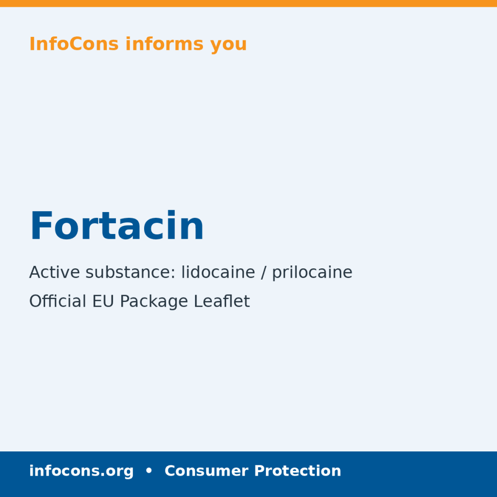 Fortacin - Package Leaflet - InfoCons