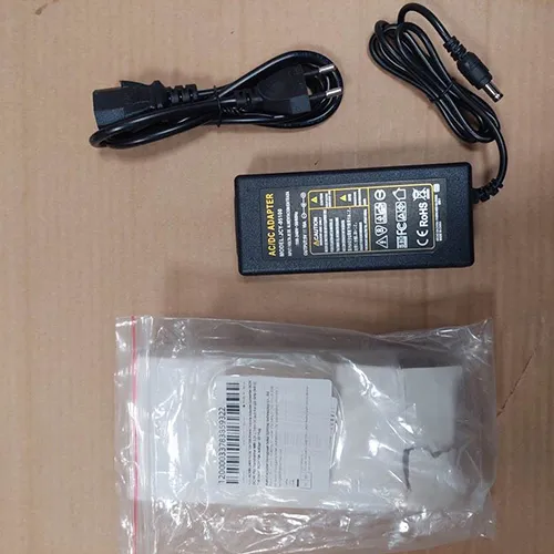 Charger- input voltage: 100-240 V AC - output: 5 V DC, current output: 10 A maximum protection class II