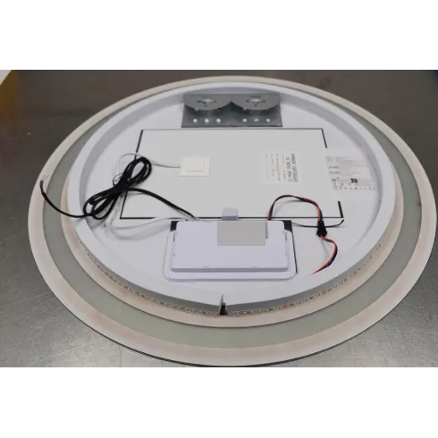 LED light bathroom mirror for wall mounting.