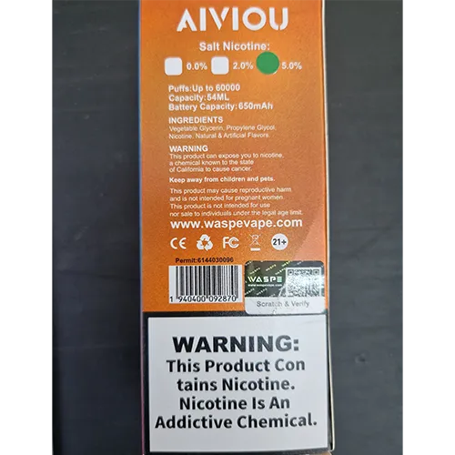 AIVIOU WASPE - Disposable electronic cigarette