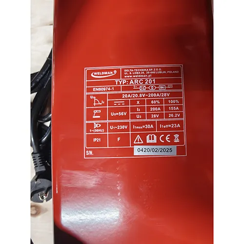 WELDMAN - Inverter welder