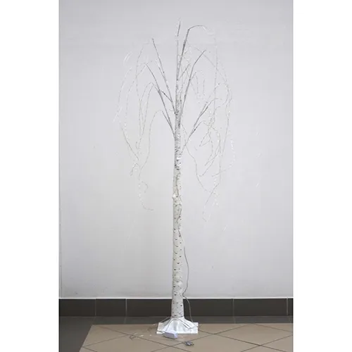 Decorative lighting tree with non-replaceable LED lights and an power supply unit box with a blinking function.