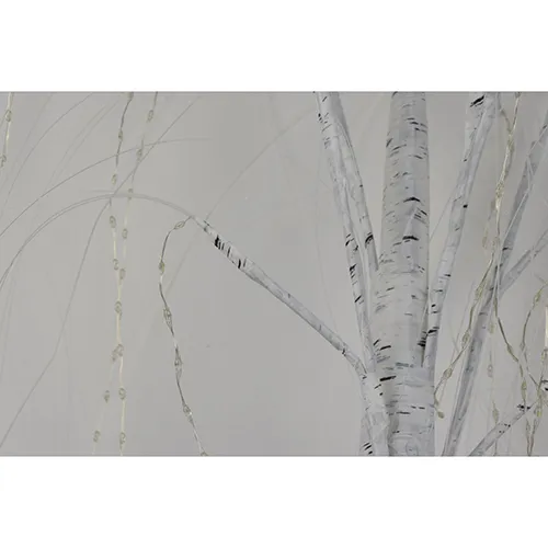 Decorative lighting tree with non-replaceable LED lights and an power supply unit box with a blinking function.