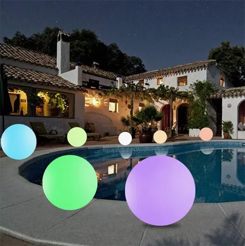 Floating globe lamp