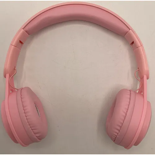 Pink wireless headphones