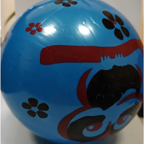 Plastic ball.