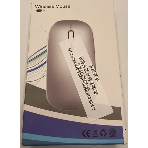 Wireless computer mouse with a USB-cable.