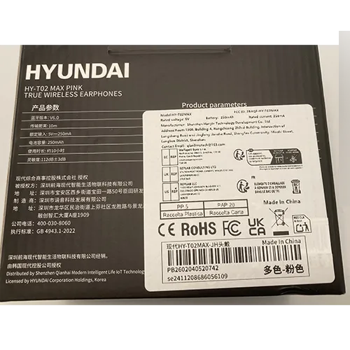 Hyundai - Bluetooth headphones