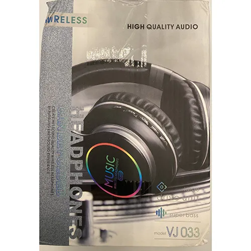 Wireless headphones with USB cable