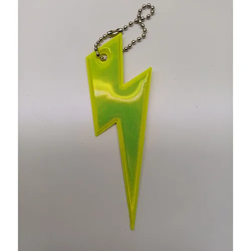 Lightning shaped light reflector.