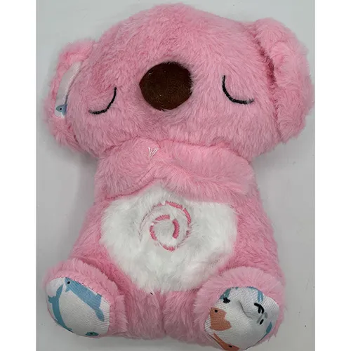 Plush koala toy with speaker.
