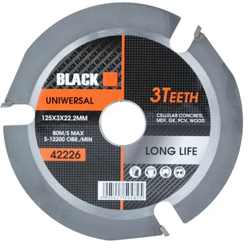 Black - Circular saw blade