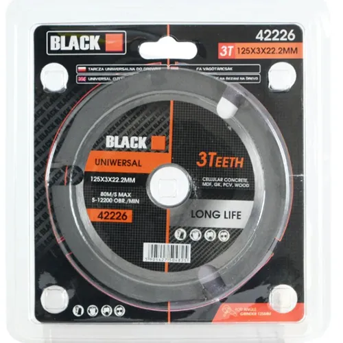 Black - Circular saw blade
