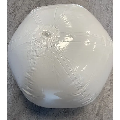 Inflatable balloon with LED lamp and remote control and pump.