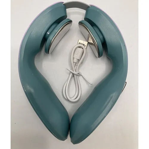 Electric neck massager with USB cord.