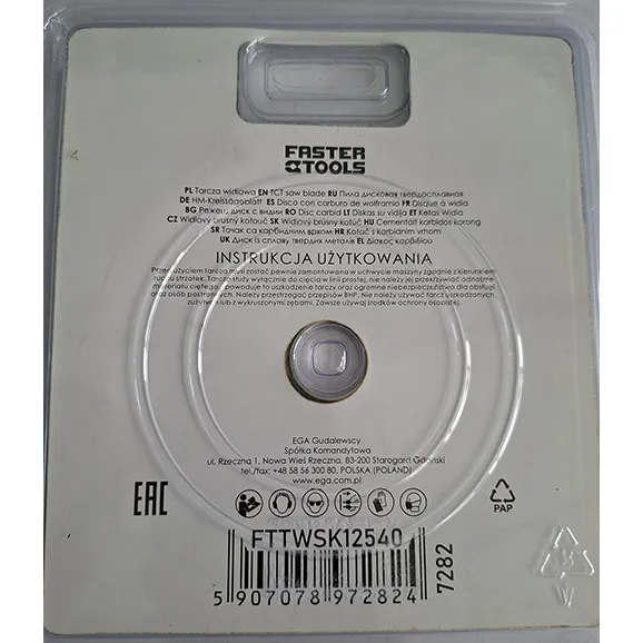 Faster Tools - Circular saw blade