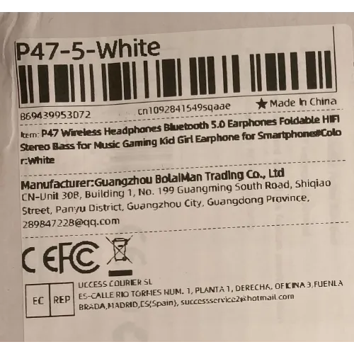 Wireless headphones