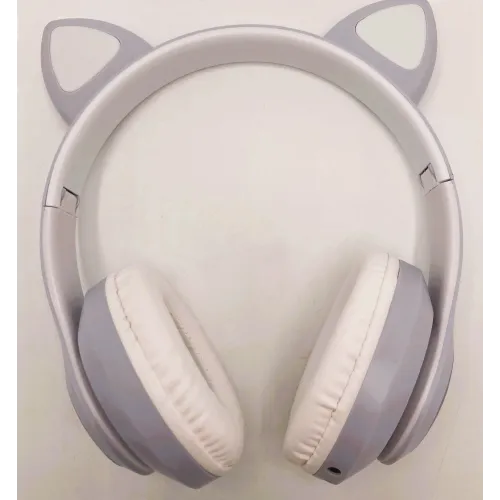 Wireless headphones in the form of cat ears, delivered with an USB-cable.