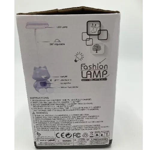 LED desk lamp in the shape of an animal.