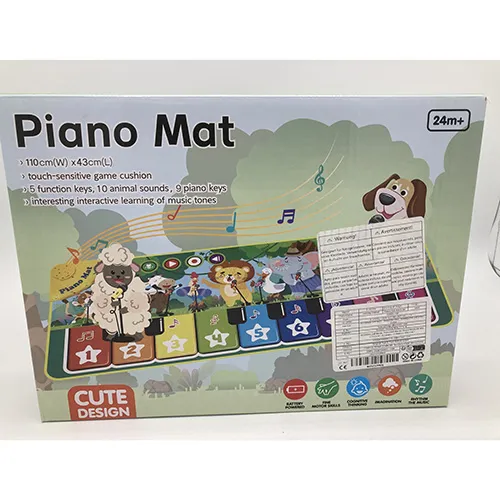 Electric piano mat toy.