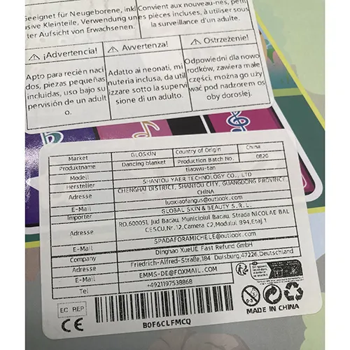 Electric piano mat toy.