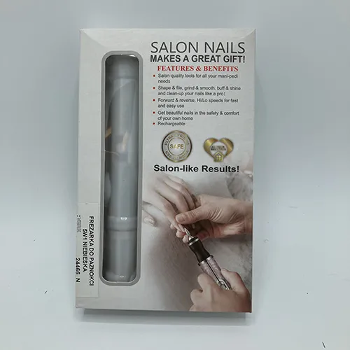 Pen-shaped grinding tool for nails.