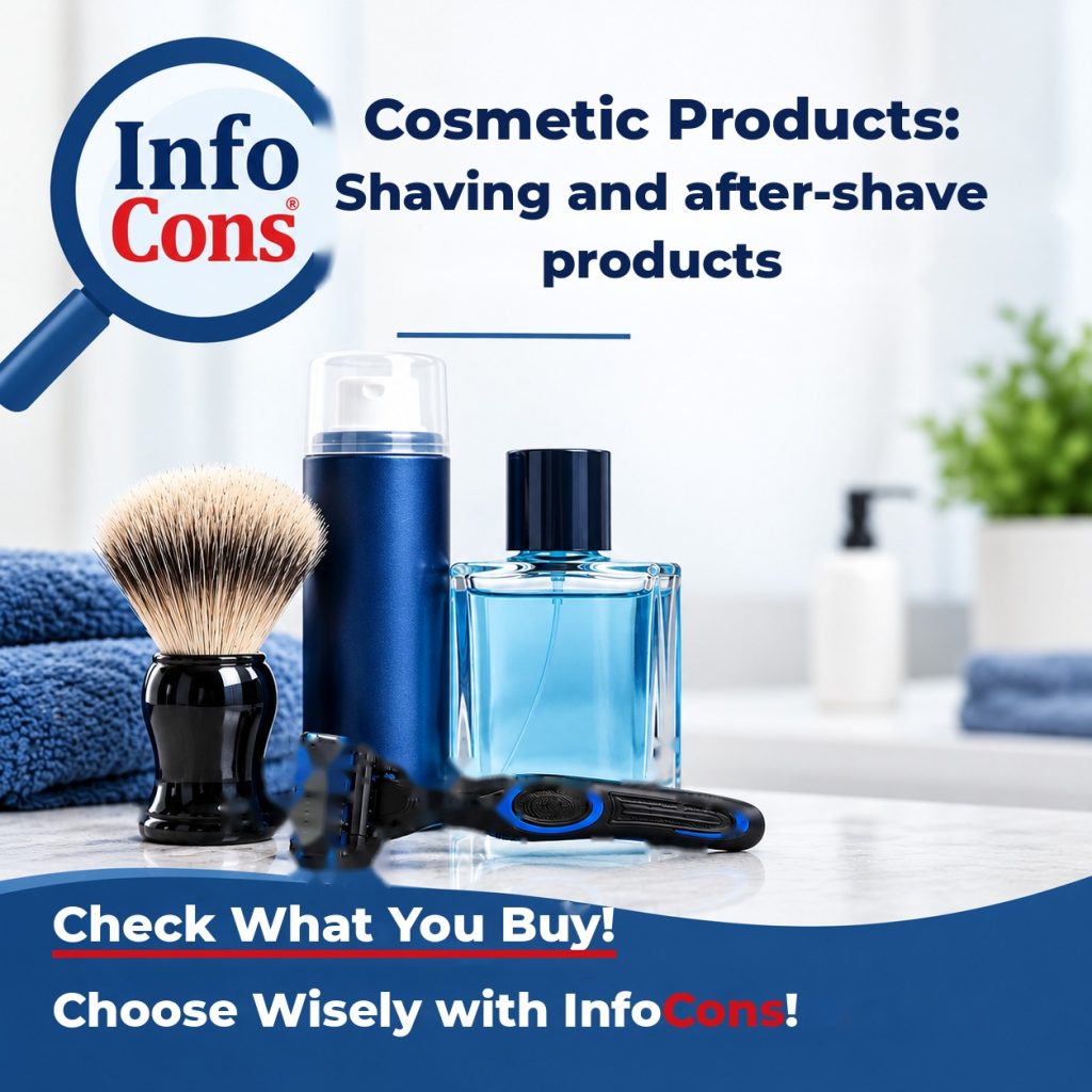 Cosmetic Products - Shaving and After-Shave Products - Check What You Buy Choose Cosmetics Wisely with InfoCons
