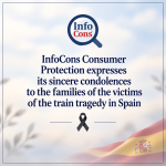 InfoCons Consumer Protection extends its sincere Condolences to the Families of the Victims of the Train Tragedy in Spain