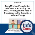 Sorin Mierlea , President of InfoCons , is attending the ANEC Meeting on the Role of Standards in the Transition to Clean Energy