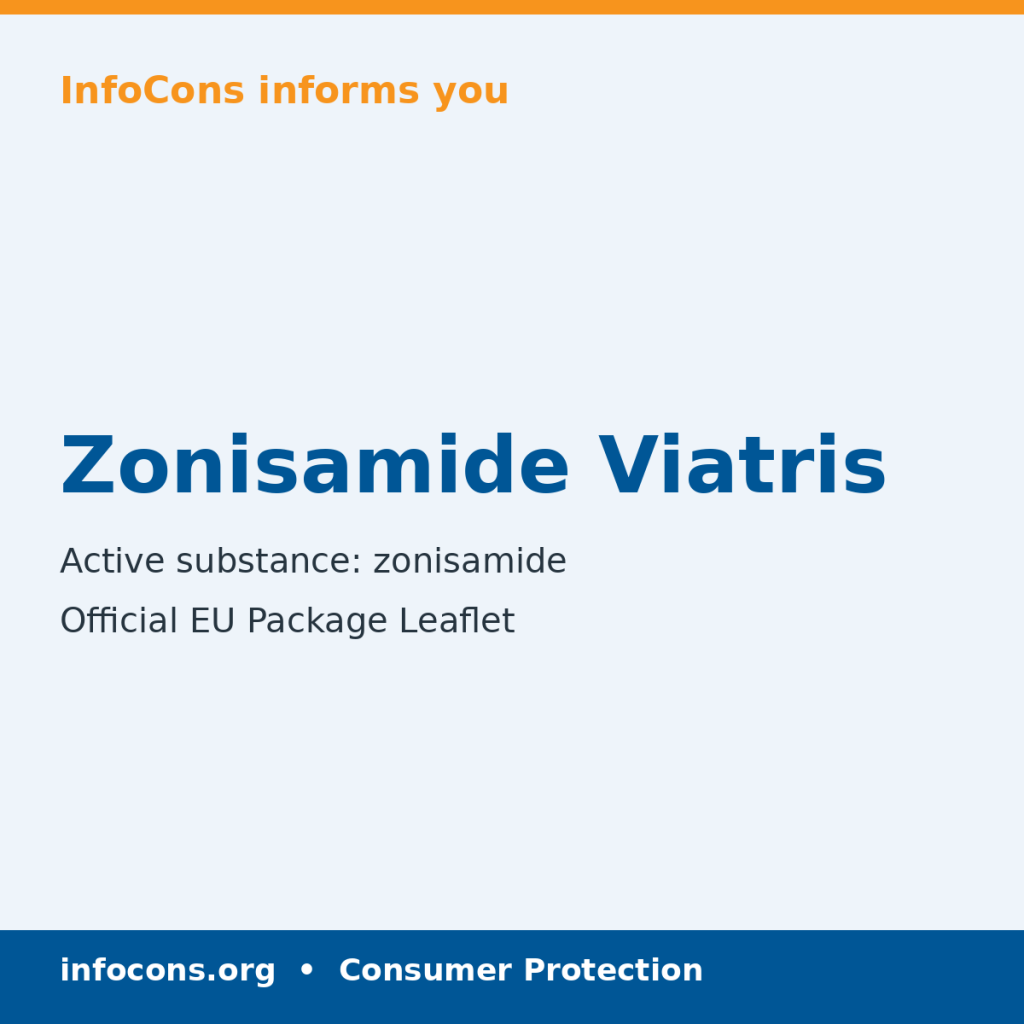 Zonisamide Viatris - Package Leaflet - InfoCons
