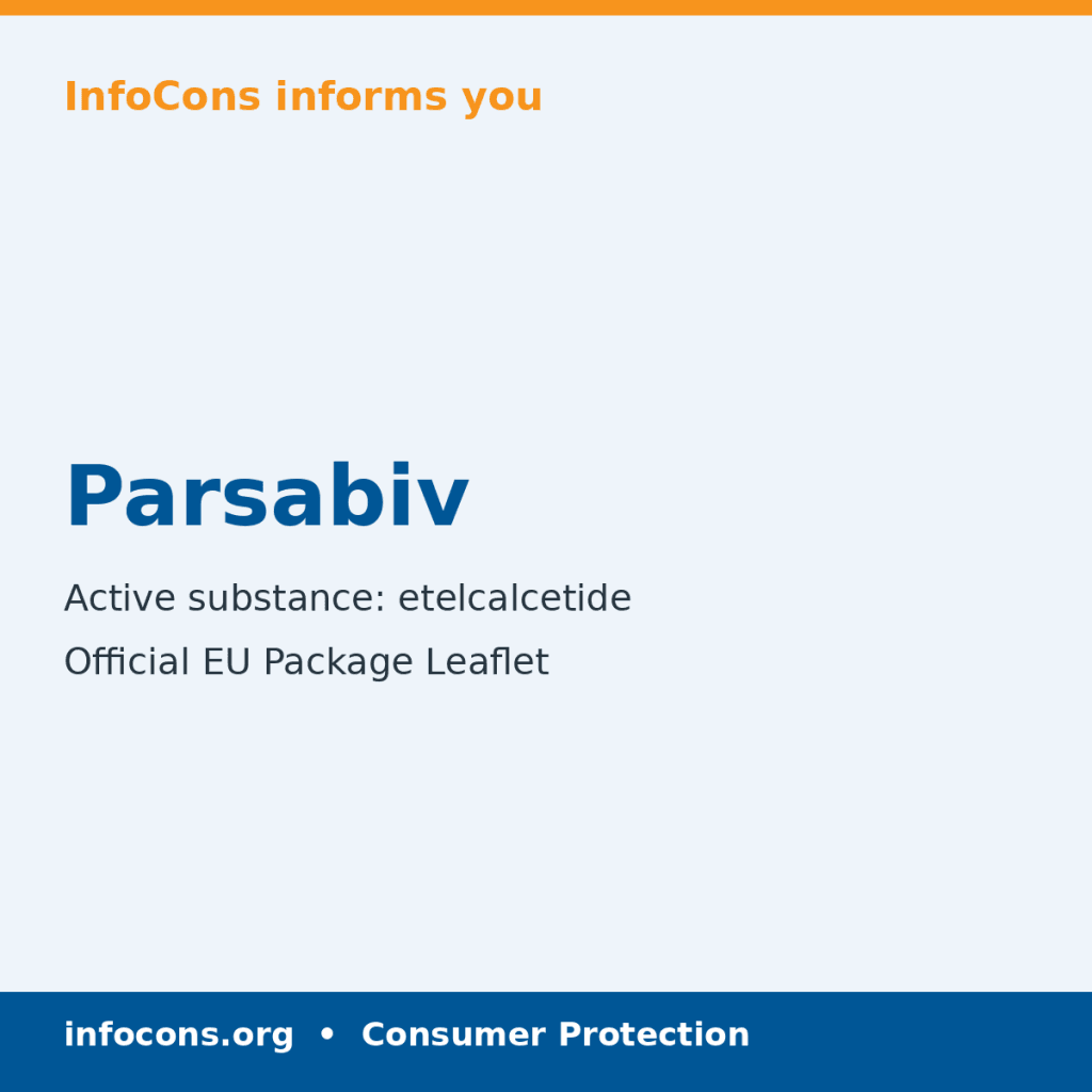 Parsabiv - Package Leaflet - InfoCons