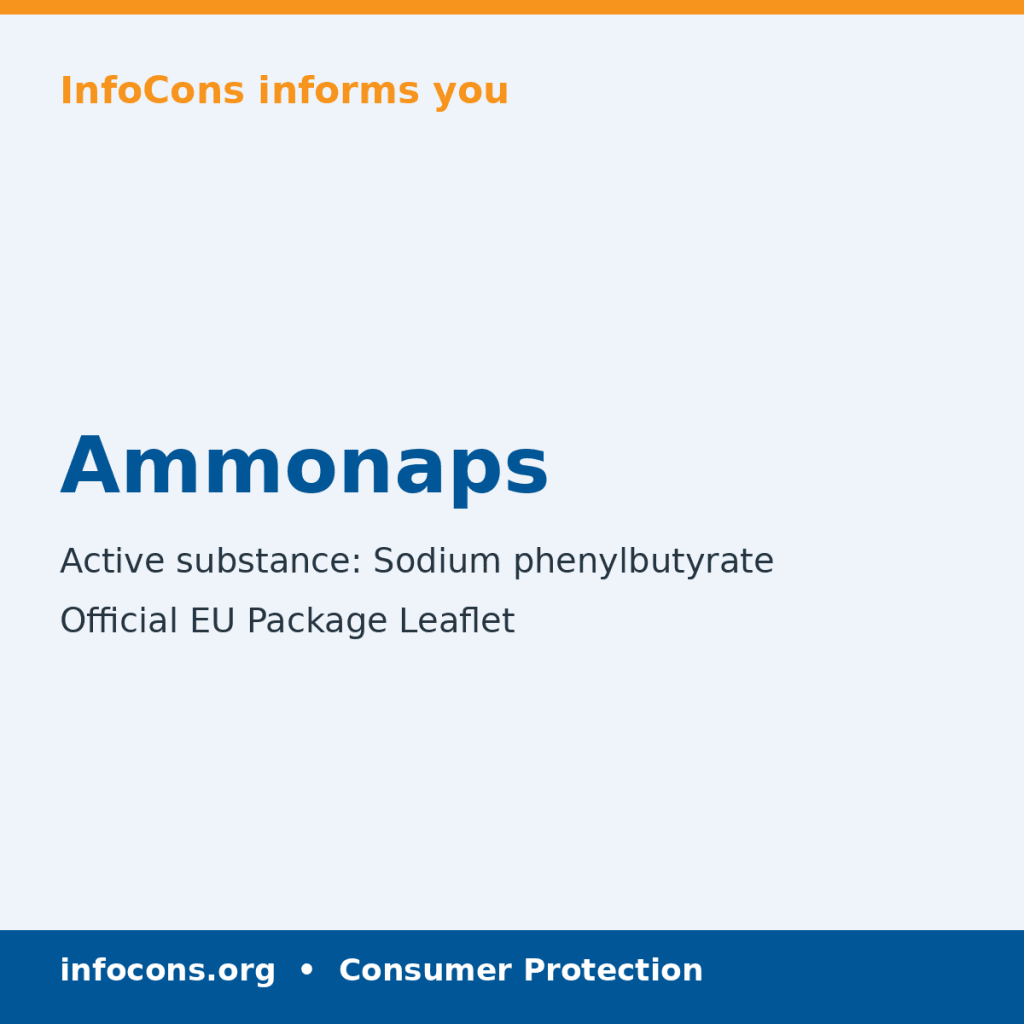 Ammonaps - Package Leaflet - InfoCons
