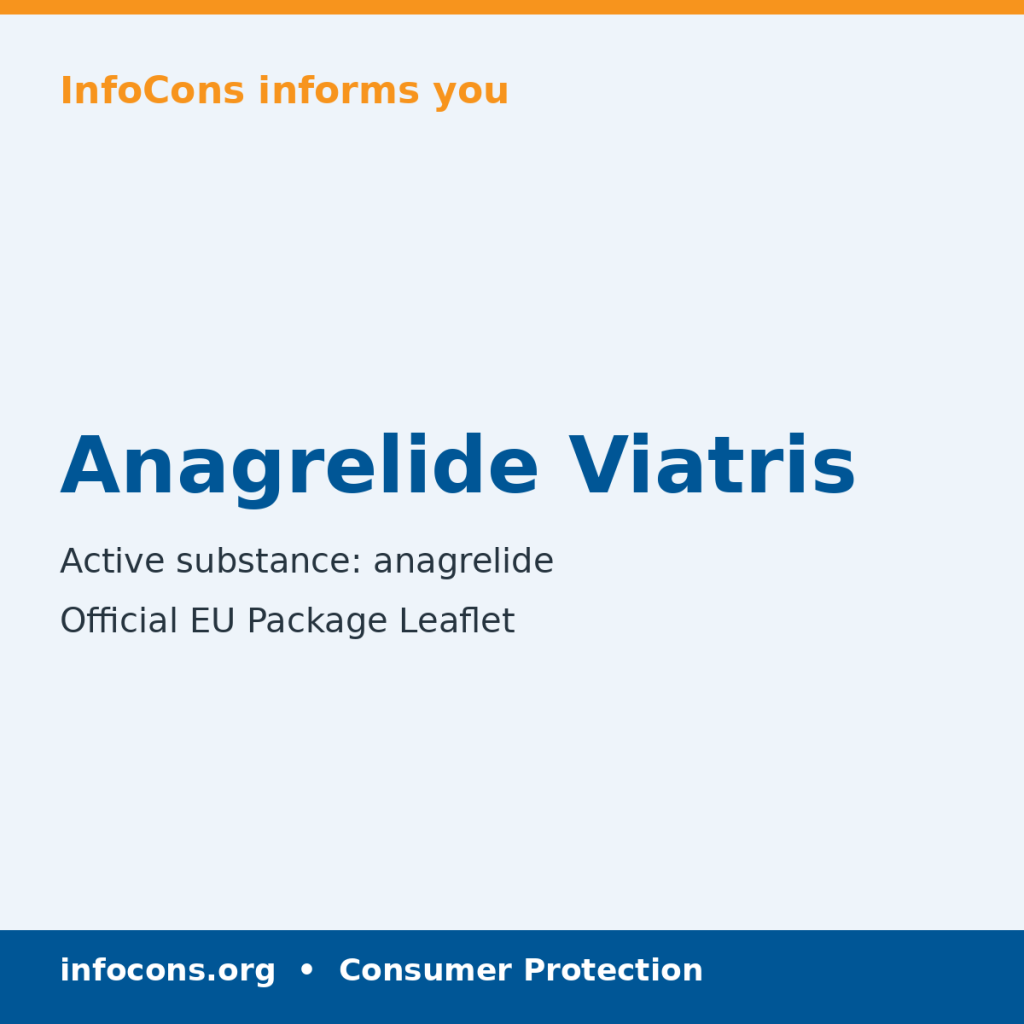Anagrelide Viatris - Package Leaflet - InfoCons