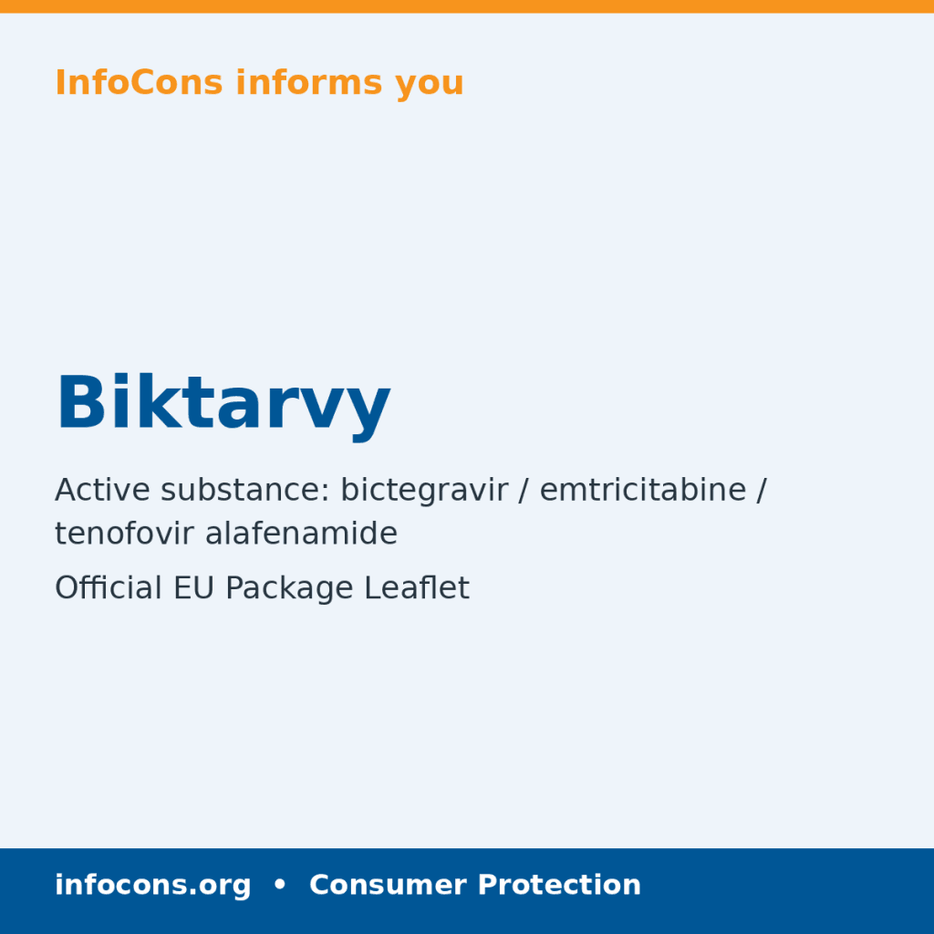 Biktarvy - Package Leaflet - InfoCons