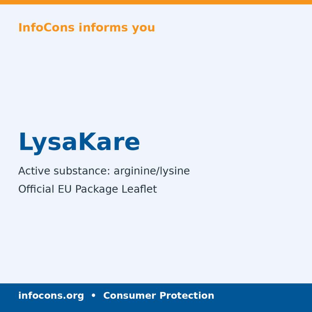 LysaKare - Package Leaflet - InfoCons