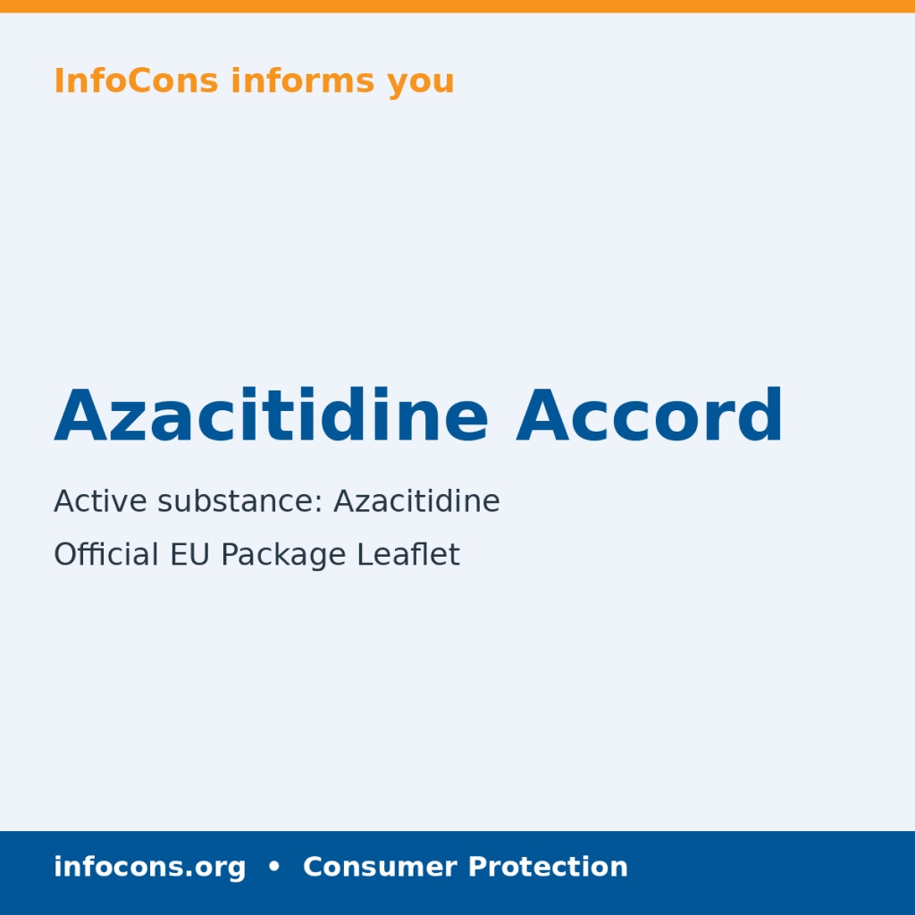 Azacitidine Accord - Package Leaflet - InfoCons