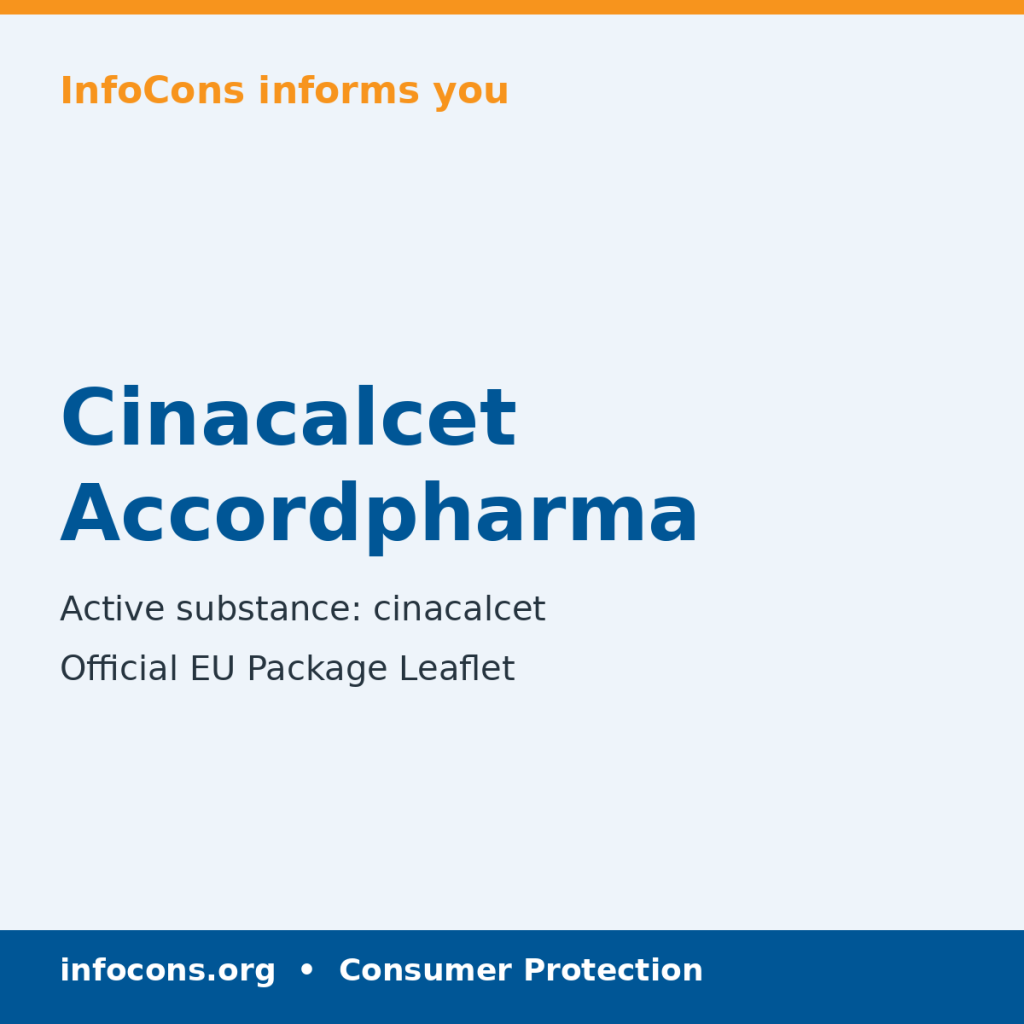 Cinacalcet Accordpharma - Package Leaflet - InfoCons
