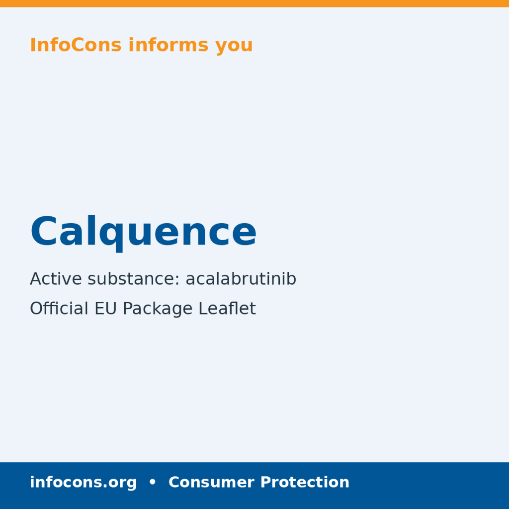 Calquence - Package Leaflet - InfoCons
