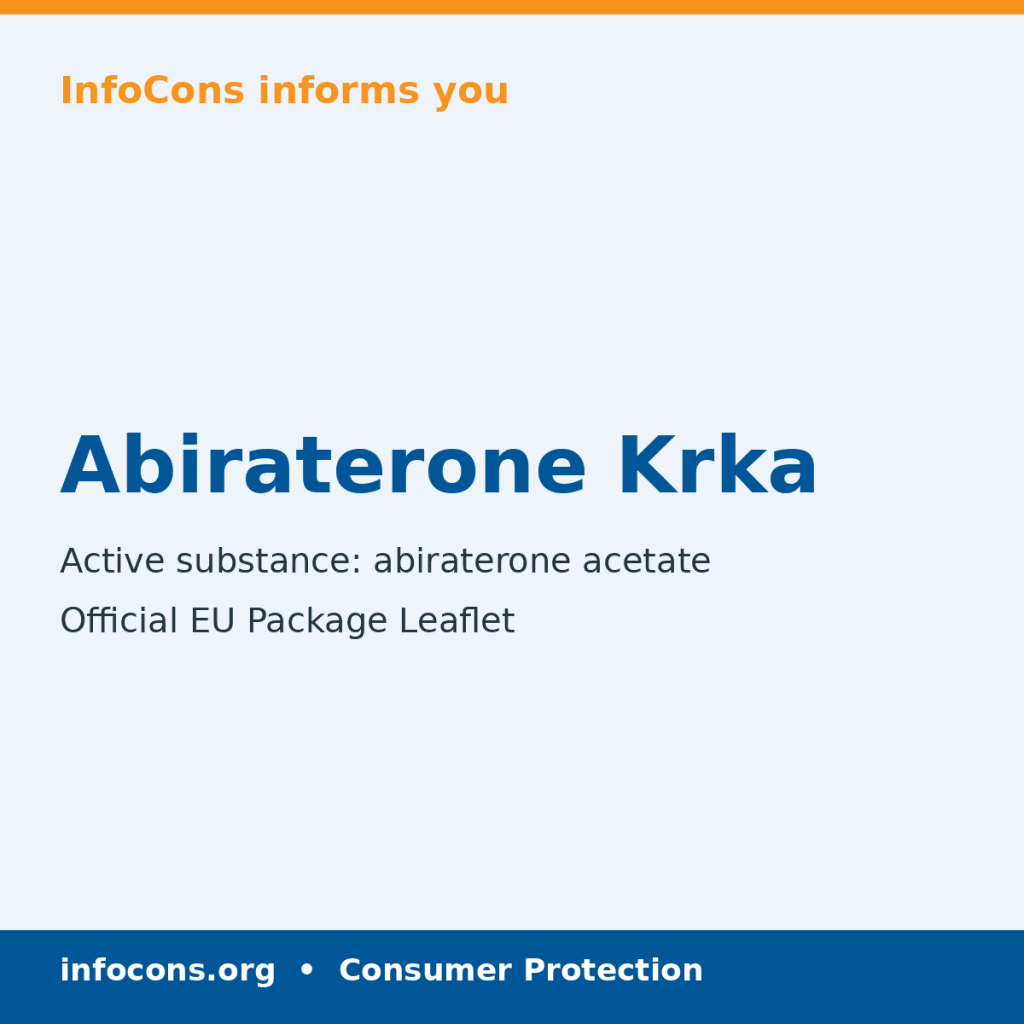 Abiraterone Krka - Package Leaflet - InfoCons