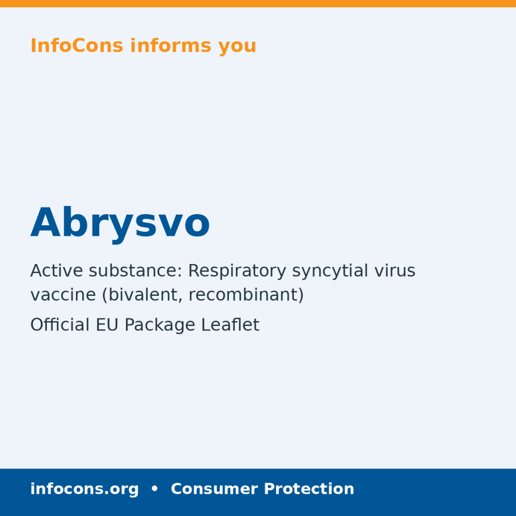 Abrysvo - Package Leaflet - InfoCons