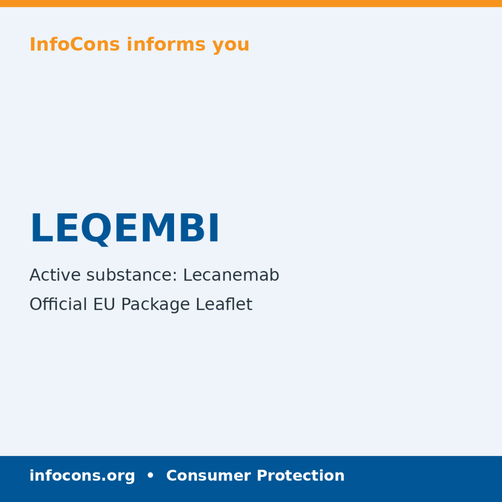 LEQEMBI - Package Leaflet - InfoCons