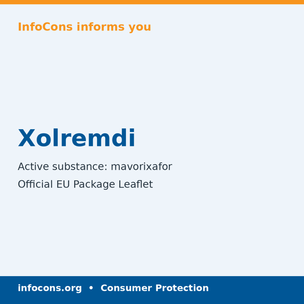 Xolremdi - Package Leaflet - InfoCons
