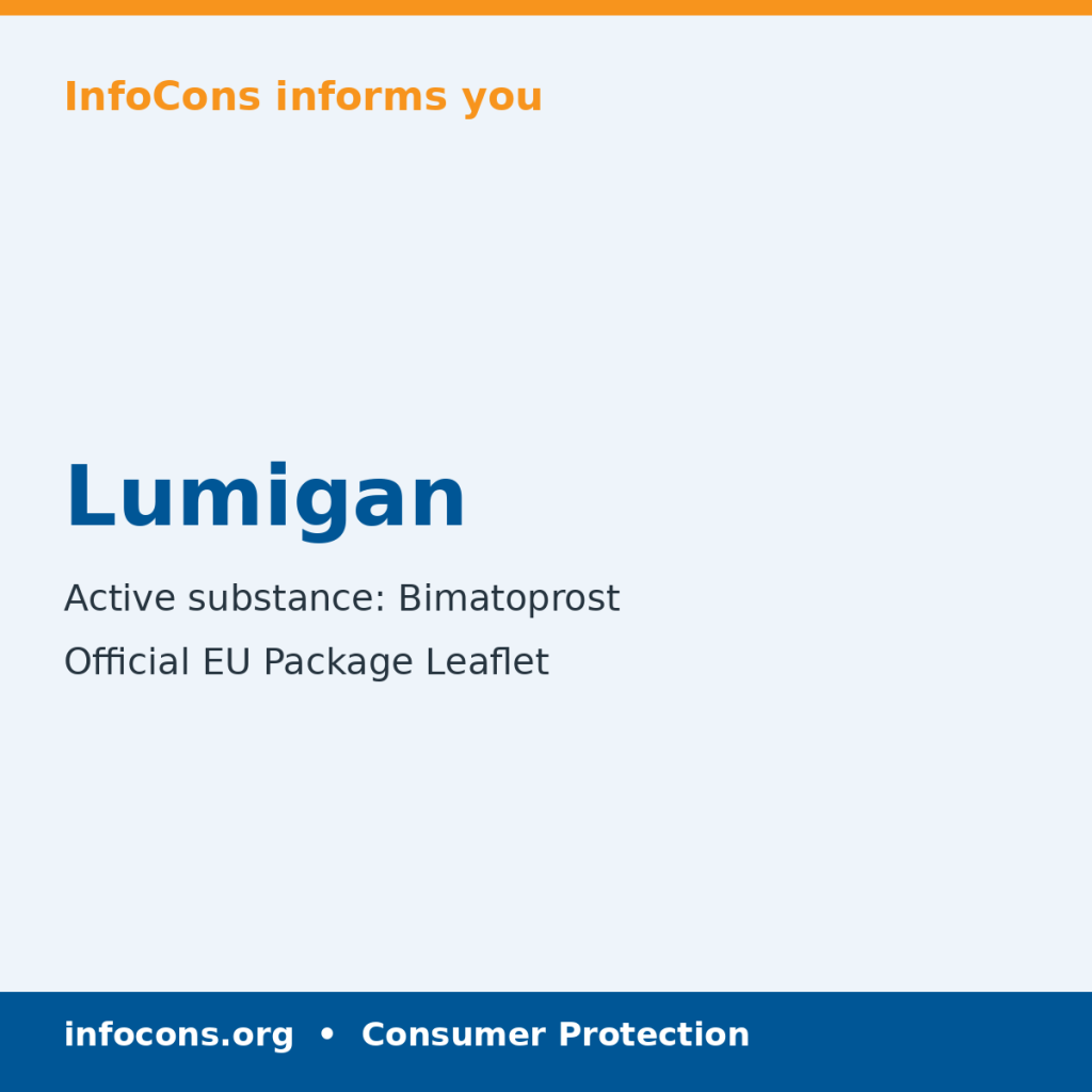 Lumigan - Package Leaflet - InfoCons