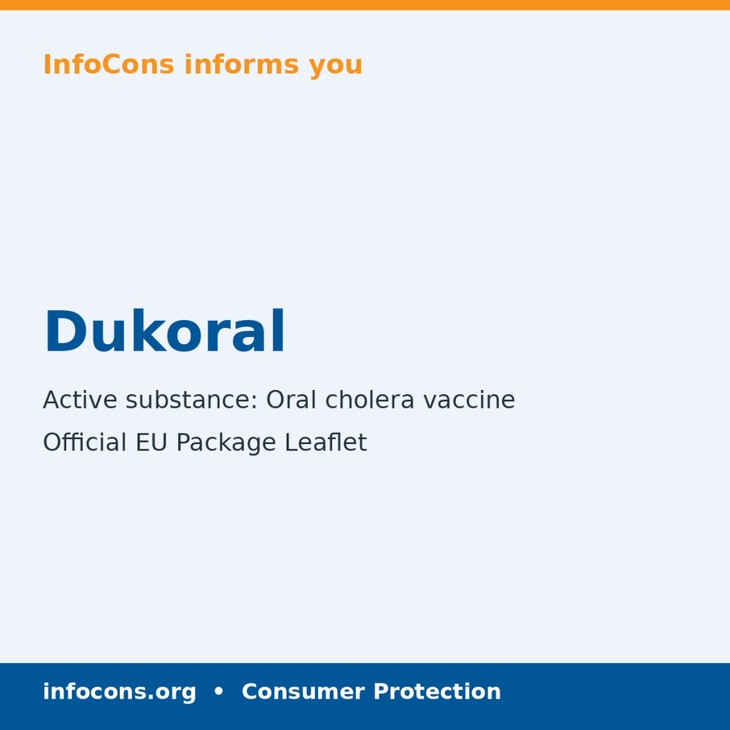 Dukoral - Package Leaflet - InfoCons