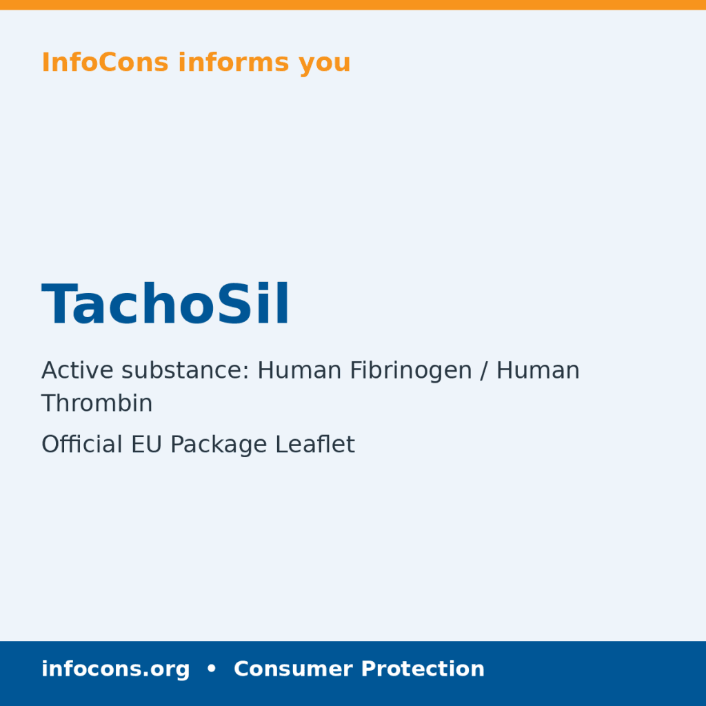 TachoSil - Package Leaflet - InfoCons