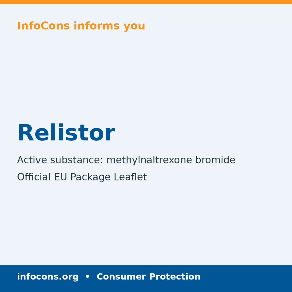 Relistor - Package Leaflet - InfoCons