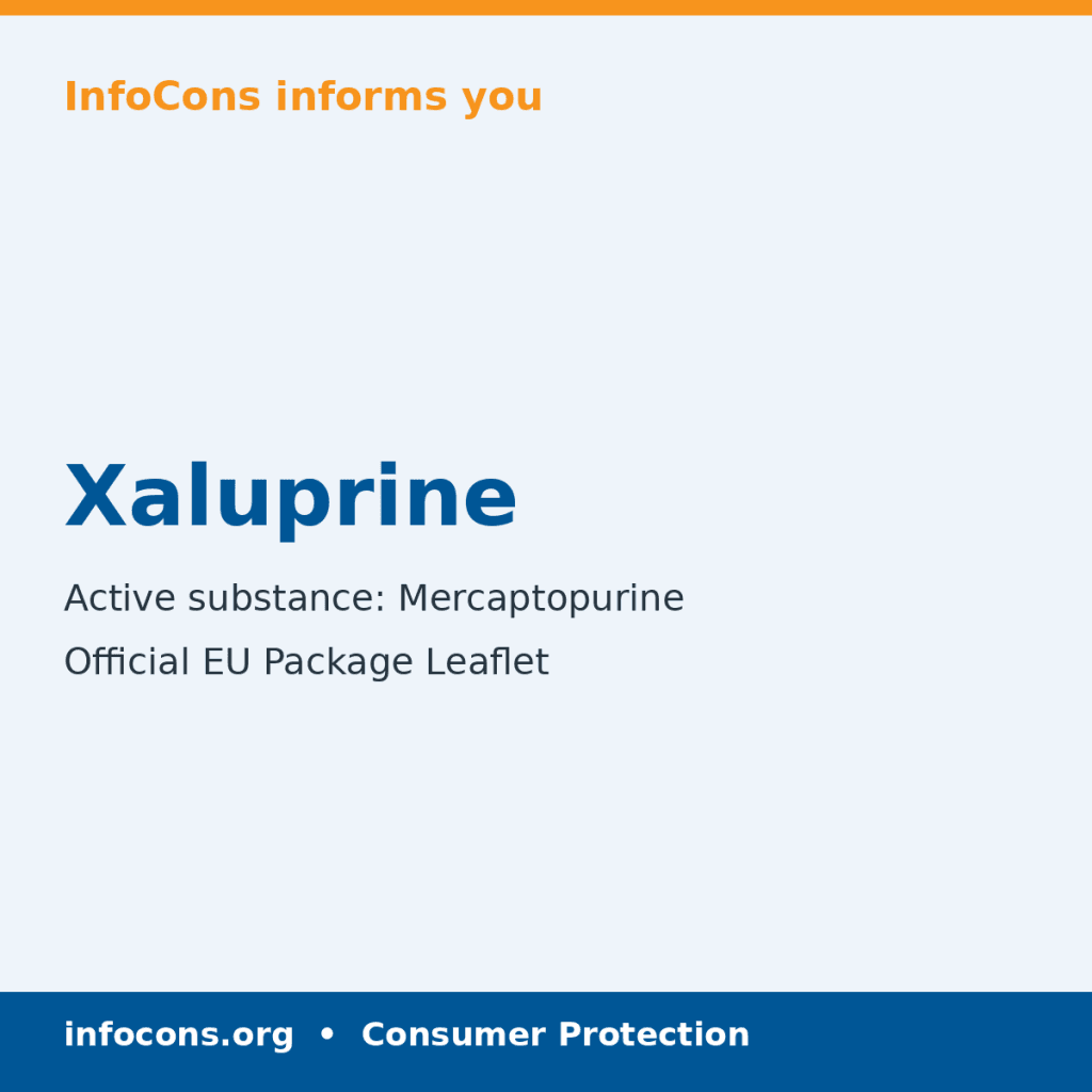 Xaluprine - Package Leaflet - InfoCons
