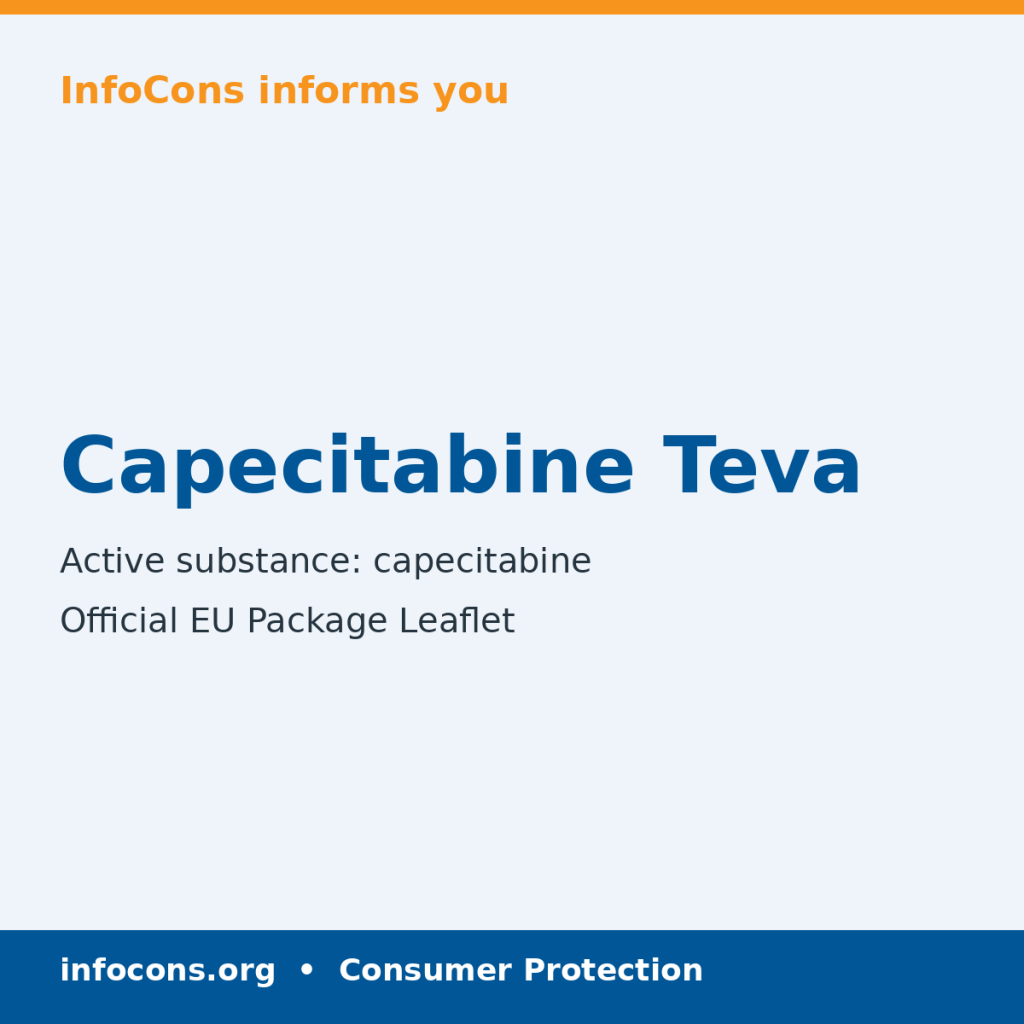 Capecitabine Teva - Package Leaflet - InfoCons